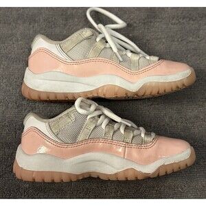 Nike Air Jordan 11 Retro Low White Legend Pink 580522-160 Kids Size 11C